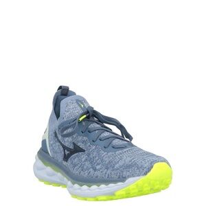 Mizuno Blue and Neon Green Running Shoes